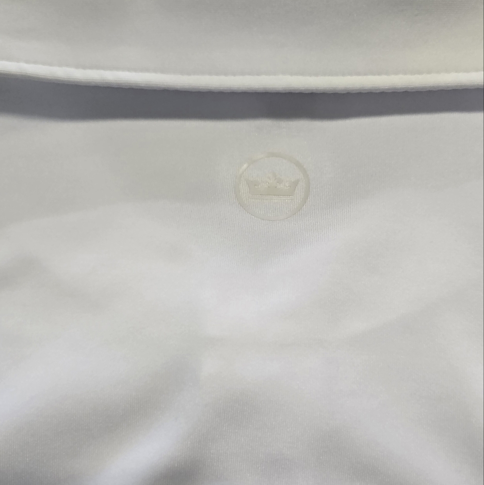 Peter Millar Summer Comfort Golf Polo Sz XL 92% Polyester 8% Spandex Striped - Picture 5 of 8